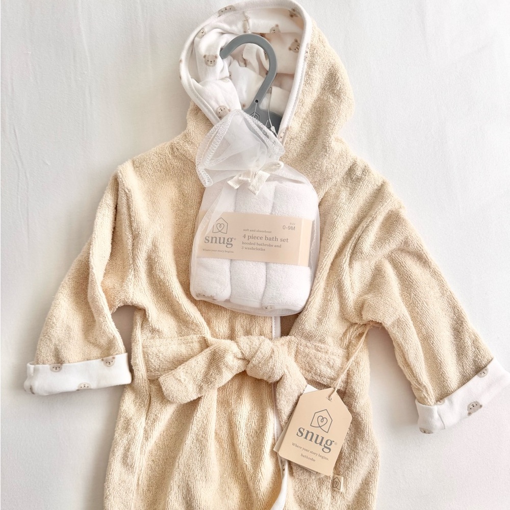 Teddy Bear Tan Unisex Bathrobe